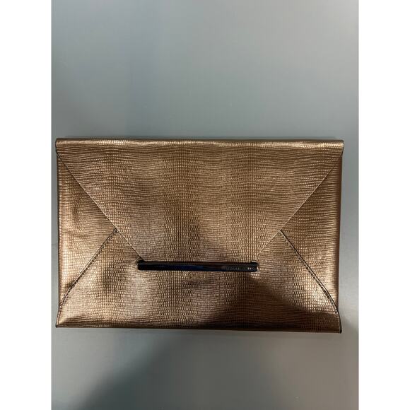 BCBGMaxAzria Clutch Bundle (3) Black Bronze & Black/White Envelope Bags Sale!
As - Picture 5 of 11